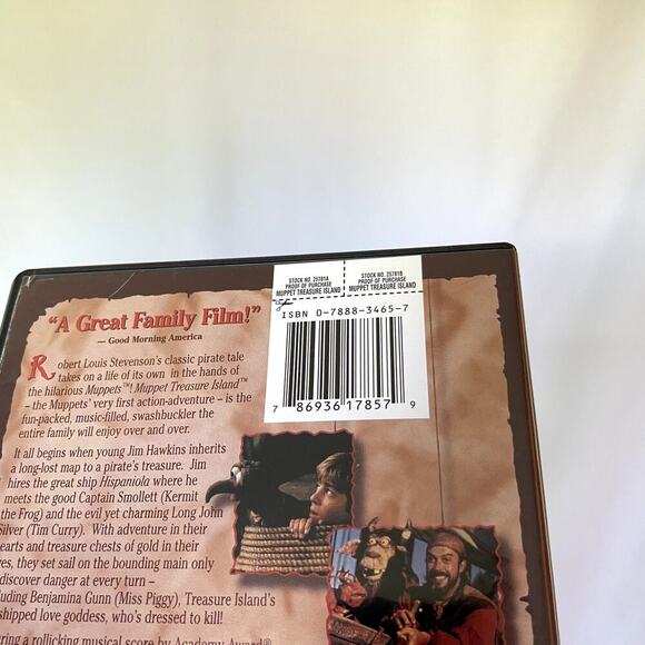 Disney Jim Henson Muppet Treasure Island DVD Movie IBSN 0-7888-3465-7 - Picture 3 of 4